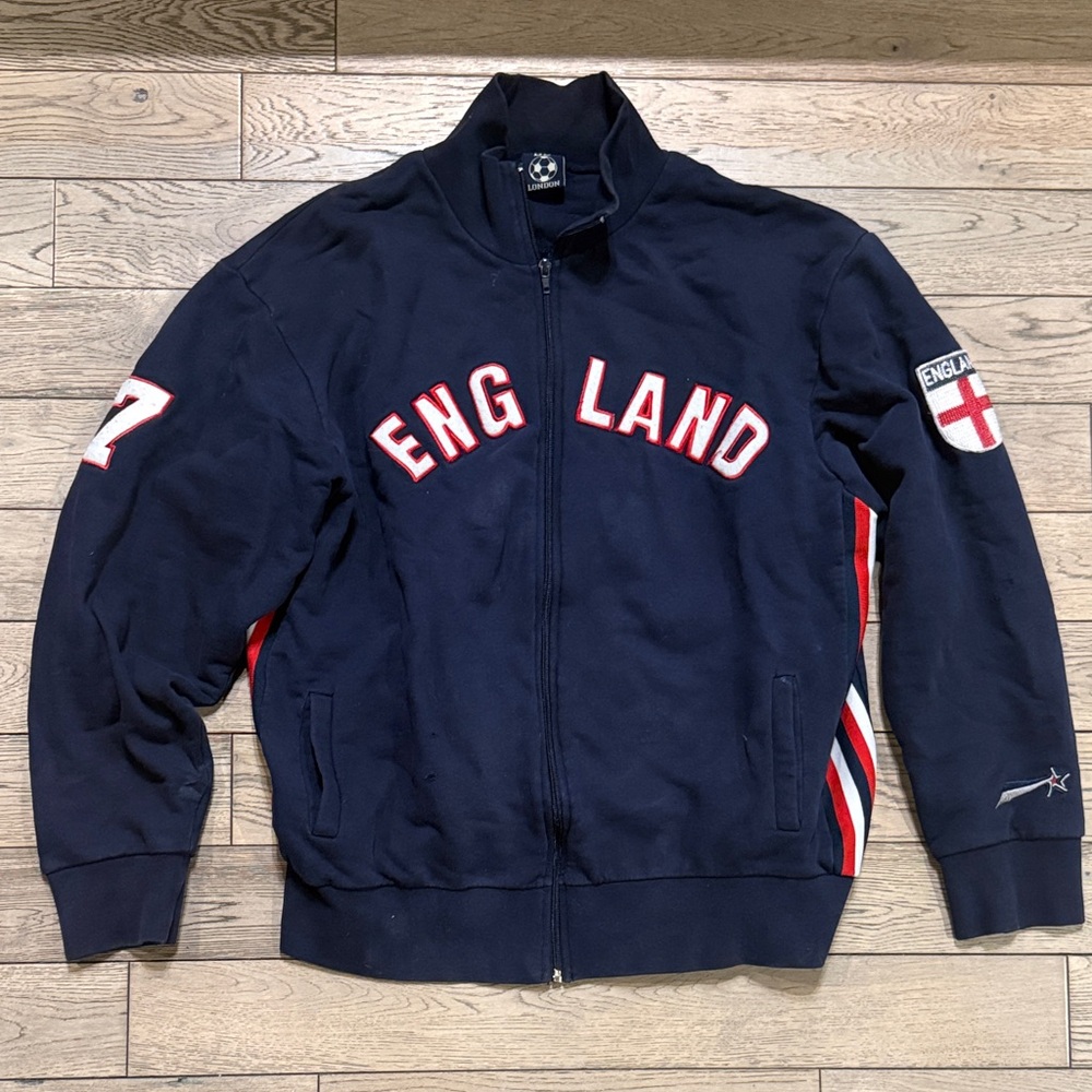 Navy Blue Vintage England 7 Jacket